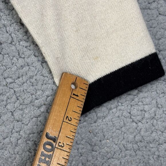Cashmere by Charter Club Cardigan Sweater Womens L Colorblock 2 Ply HOLES STAINS - Picture 6 of 14